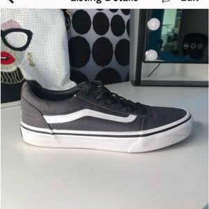 Gray Vans Kids Size 4